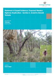 Statement of Expert Evidence: Proposed Western Highway Duplication