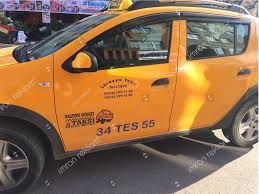 Taksi Kapisi Yazilari Arac Reklam Branding