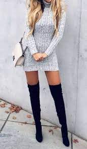 Thigh High Boots Are The Perfect Shoes For Edgy Outfits Edgy Outfits Fashion Outfits Cute Outfits