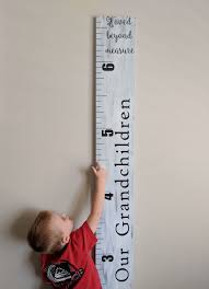 Our Grandchildren Growth Chart Ruler How To Grow Taller