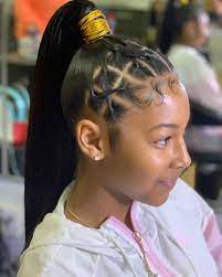 Rubber Band Parts With The High Extended Ponytail Happy Birthday Boo No She Do Check M Hair Ponytail Styles Ponytail Styles Weave Ponytail Hairstyles