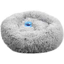 Why your dogs need this now! Tails Soft Round Comfy Bed Small Grey Big W