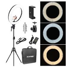 Zomei Led Makeup Light Ring Kit Photographic Lighting Camera Light Lamp With Stand For Video Shooting Youtuber Studio Smartphone Photographic Lighting Aliexpress