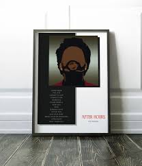 After hours is the weeknd's fourth studio album. The Weeknd After Hours Album Poster The Weeknd Poster Painting Art Projects The Weeknd Album Cover