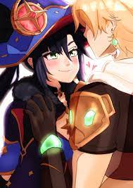 our fates are intertwined Sora (aether) x Mona (art by cero artist  Twitter) : rGenshin_Impact