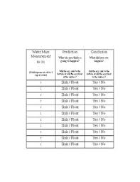 salt water egg experiment worksheet &