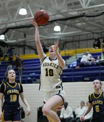 Port Huron Northern's Kade Hiller. #PHN #PHNHuskies #PHNHuskiesBasketball  #Michigan #MHSA #TimesHerald #PortHuron #HighSchool #Sports