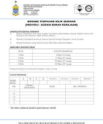 Triple a enterprise sdn bhd 31 jalan equine 9,taman equine,43300 seri kembangan, selangor tel : Https Idirektori Penang Gov My Borang Borang 20tempahan 20bilik 20seminar 20 Persendirian Pdf