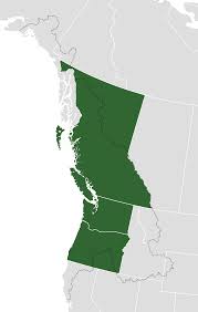 Map Showing The Two Definitions Of The Proposed Republic Of Cascadia Cascadia Alternate History Cartography