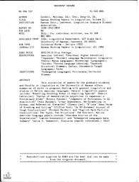 ED 396 537 AUTHOR TITLE INSTITUTION REPORT NO PUB DATE NOTE AVAILABLE FROM  PUB TYPE JOURNAL CIT EDRS PRICE DESCRIPTORS IDENTIFIE