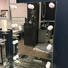 Dressing table mirror design with lights. Hollywood Dressing Table Vanity Mirror With 9 Dimmable Led Light Bulbs Picture Perfect Home