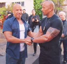 Does it seem like the rock is angling for a clash with vin diesel at wrestlemania? My Two Fav Movie Men Vin Diesel Dwayne Johnson Fast Furious 6 Behind The Scenes The Rock Dwayne Johnson Vin Diesel Dwayne The Rock
