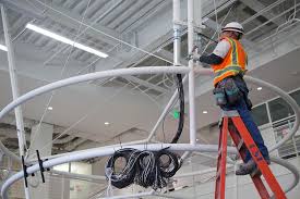 Typically, with solid copper, you can strip the wire, make your hook/bend, then secure the wire by tightening the screw. Audio Visual Wiring Building Wallis Annenberg Hall