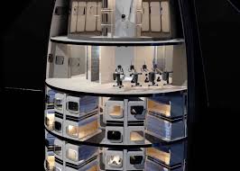 Spacex starship interior concept by jim murphy | human mars. Spacex Starship Interior Concept For 64 Passengers Human Mars