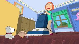 Stewie & Brian ran away from Lois's Vacuum Cleaner - YouTube