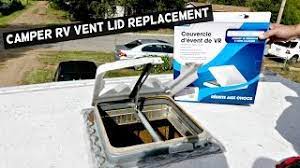 Rv roof repairs — patching a rubber roof and replacing a black water tank vent cap. Camper Rv Vent Lid Replacement Rv Roof Vent Removal Replacement Youtube