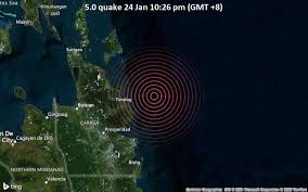 Tue, 11 may 2021, 21:40. Quake Info Moderate Mag 5 2 Earthquake Philippines Sea 40 Km East Of Tandag City Philippines On Sunday 24 Jan 2021 10 26 Pm Gmt 8 5 User Experience Reports Volcanodiscovery