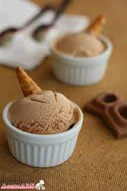 Preparate la crema inglese scaldando il latte insieme alla scorza di un limone. Gelato Al Cioccolato Gianduia Le Passioni Di Mam