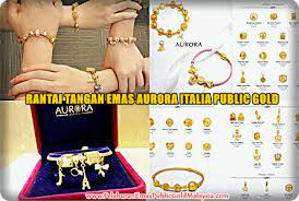 Umumnya batu berlian dan batu berharga. Gelang Tangan Emas Pelaburan Emas Public Gold Malaysia
