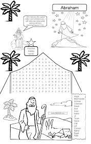 Fun classroom activities for kids. Abraham Word Find Bible Activities For Kids Sunday School Activities Abraham And Lot