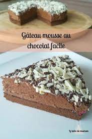 Gateau Mousse Au Chocolat Facile Companion Ou Non Recette Mousse Au Chocolat Facile Gateau Mousse Mousse Au Chocolat