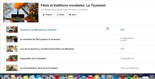 La Toussaint Une Playliste Avec Plusieurs Videos Provenant Du Monde Francophone Et Un Reportage De Fra Celebration Around The World Around The Worlds Holiday