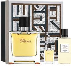 Hermes Terre d'Hermes Parfum - Set (edp/75ml + edp/5ml + sh/g/40ml) | MAKEUP