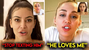 "She's So Jealous" Kim Kardashian Speaks On Miley Cyrus STALKING Her And  Pete Davidson
