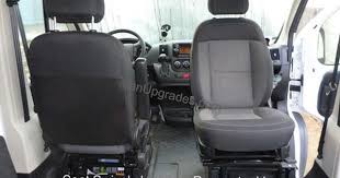 Passenger Seat Swivel Available For Ford Transit Shown On Promaster Swivel Seating Camper Van Conversion Diy Van