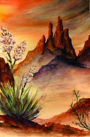 With bright, flowing color and carefree brushstrokes, watercolor paint is symbolic of the freshness that spring brings to. 42 Simple Watercolor Painting Ideas For Beginners Easy Landscape Paintings Desert Painting Southwest Painting