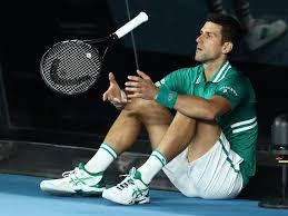Hasta aquí, el directo del partido de djokovic y zverev. Australian Open 2021 Novak Djokovic Injury Conspiracy Sad Image Of Tennis Star
