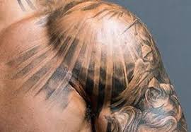 Pin By David Bradford On Tattoo Ideas Mens Shoulder Tattoo Sun Rays Tattoo Shoulder Tattoo