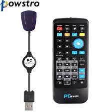 Powstro Usb Ir Wireless Mouse Remote Control Controller Usb Receiver For Loptop Pc Computer Center Windows Xp Vista 7 8 10 R Pc Remote Control Remote Pc Laptop