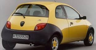 ford ka yellow with black bumpers small cars ford american motors