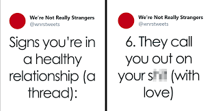 Can you remember the moment you knew your significant other was the one? Here Are 11 Indications Of A Healthy Relationship According To This Viral Tweet Bored Panda