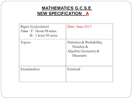 Mathematics G C S E Ppt Download