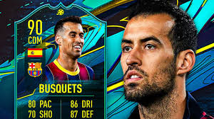 Get busquets into your fut team with a player moments card that celebrates his first goal in the champions league. Usable Biscuits 90 Moments Sergio Busquets Player Review Fifa 21 Ultimate Team Youtube