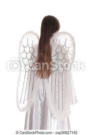Garlic angel hair pasta from dalhart, texas, denise baumert serves up a savory side dish with wonderful garlic flavor. Angel Standing From Back 3 A Angel In A Long White Satain Dress With Wings And Long Brown Hair Standing From The Back Canstock