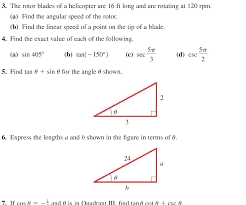 Solved 3 The Rotor Blades Of A Helicopter Are 16 Ft Long