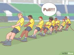 If the rope breaks near the side of team a ,then which team pulled the rope with greater force? 3 Ways To Win At Tug Of War Wikihow