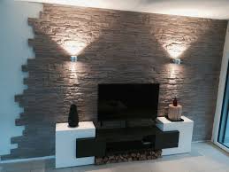 Wohnzimmer Deko Steinwand Wohnzimmer Tv Wand Ideen Steinwand Wohnzimmer Tv Wand Ideen