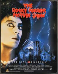 The Rocky Horror Picture Show-Original vintage Movie Poster of Jim  Sharman's Pop Musical with Tim Curry, Susan Sarandon and Richard O'Brien