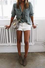 7 Stylish White Shorts Outfits To Wear This Summer Myschooloutfits Com Casual Summer Outfits Fashion Summer Fashion