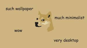 Such Wallpaper Much Minimalist Wow Doge Laptop Wallpaper Desktop Wallpapers Cute Desktop Wallpaper Desktop Wallpaper Art