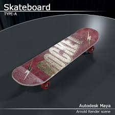 Skateboard Typea 3d Model Skateboard 3d Model Sports Toys