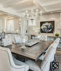 Glass dining tables are surely luxe. Bound By Vows Chapter 4 Farmhouse Dining Room Farm House Living Room Farmhouse Dining Rooms Decor