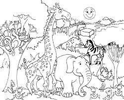 So these were the 19 free printable zoo coloring pages online for toddlers. Jungle Animals Coloring Pages Printable Coloring Pages