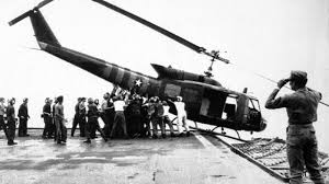The united states embassy in saigon was first established in june 1952, and moved into a new building in 1967 and eventually closed in 1975. The Frantic Evacuation Of Saigon As Captured By Cbs News In 1975 Cbs News