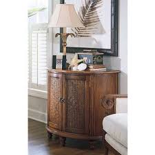 Tommy Bahama Demilune Distressed Medium Antiqued Brown Finish New Furniture Furniture Home Decor
