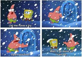 Open Sesame Funny Spongebob Memes Spongebob Squarepants Tv Show Spongebob